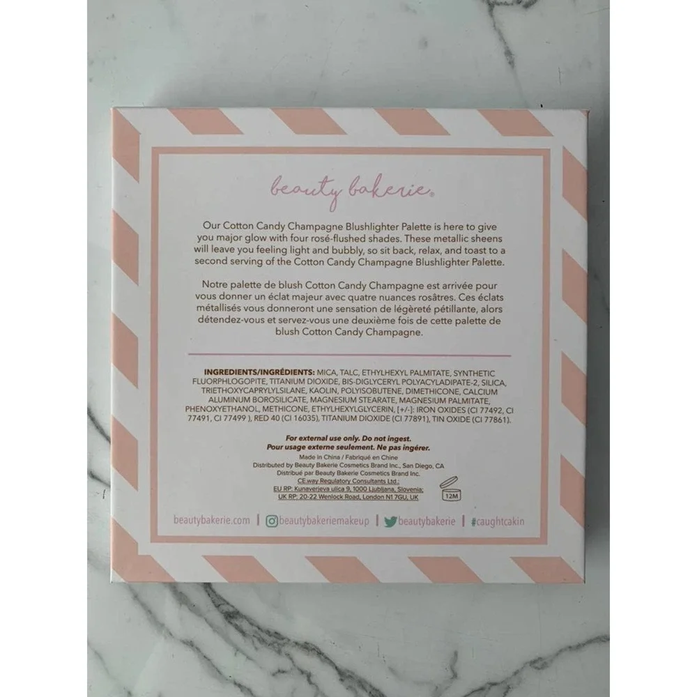 Beauty Bakery Cotton Candy‎ Blushlighter palette